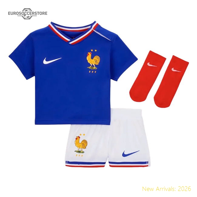 France Home Baby Kit 2024-2025 Game Day Jersey Ready