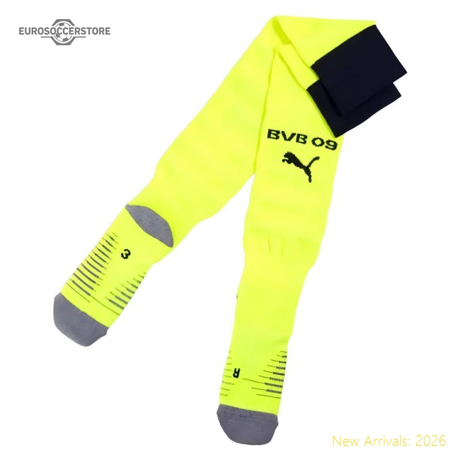 Genuine 2025-2026 Borussia Dortmund Away Socks (Yellow)