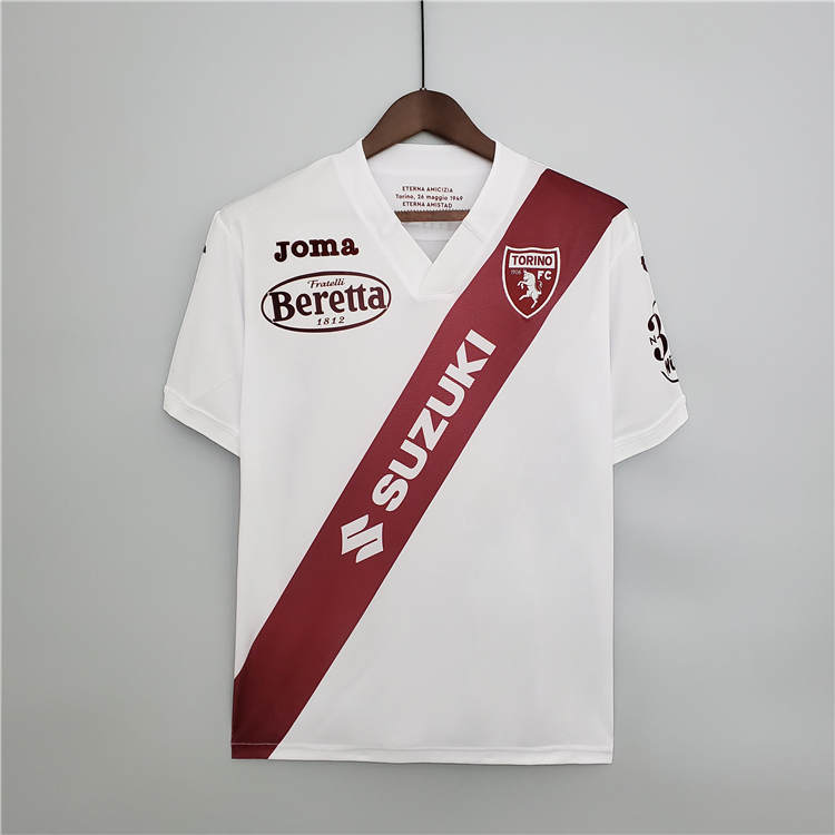 Official Torino 21-22 Away White Soccer Jersey Football Shirt