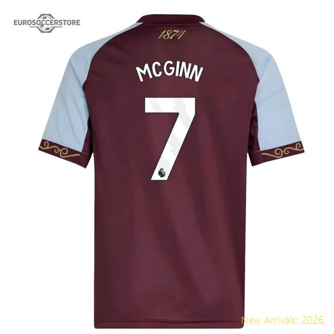 Aston Villa Home Kit 2025-2026 Game Wear Jersey Ready