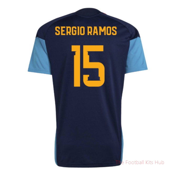 [LK] 2026/27 Spain Training Jersey (Night Indigo) (Sergio Ramos 15)
