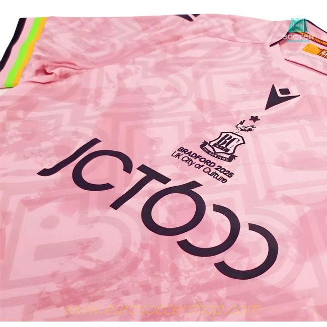 2025-2026 Bradford City Alternative Shirt (Pink)