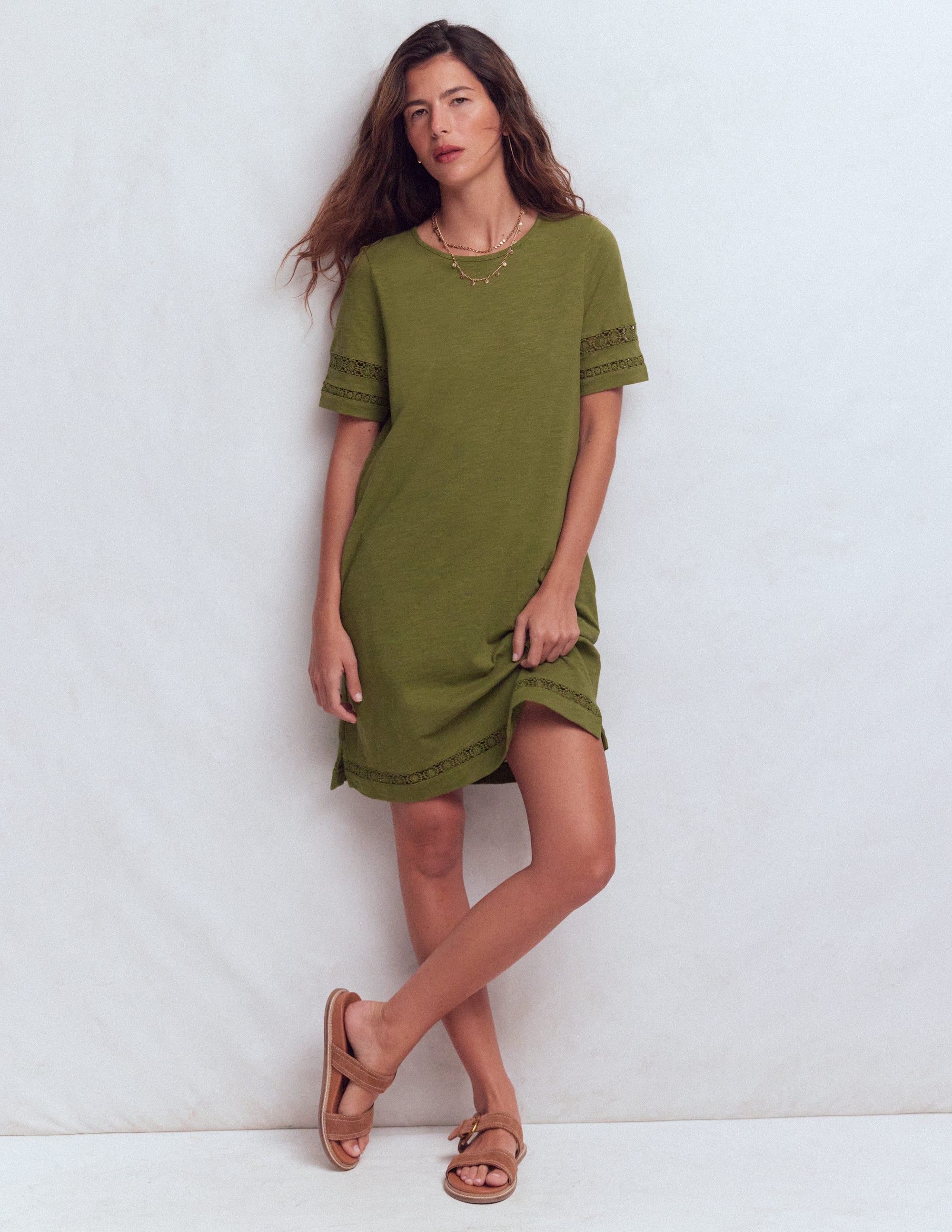 Hattie Jersey T-shirt Dress