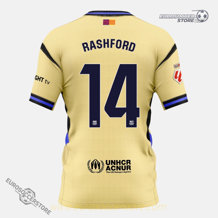 Barcelona Away X Kobe Bryant RASHFORD 14 Jersey 25-26 (Player Version)