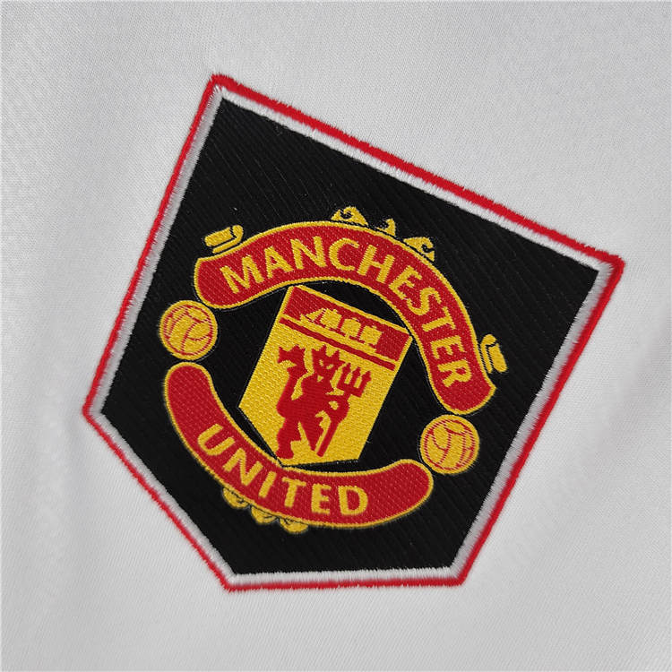Durable Man Utd Manchester United 2223 Away Kit White Soccer Jersey