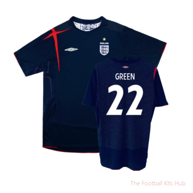 England 2005-07 GK Home Shirt (XL) (Excellent) (Green 22)