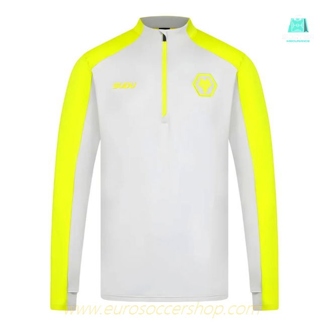 2024-2025 Wolves Players Training 1/4 Zip (Grey)