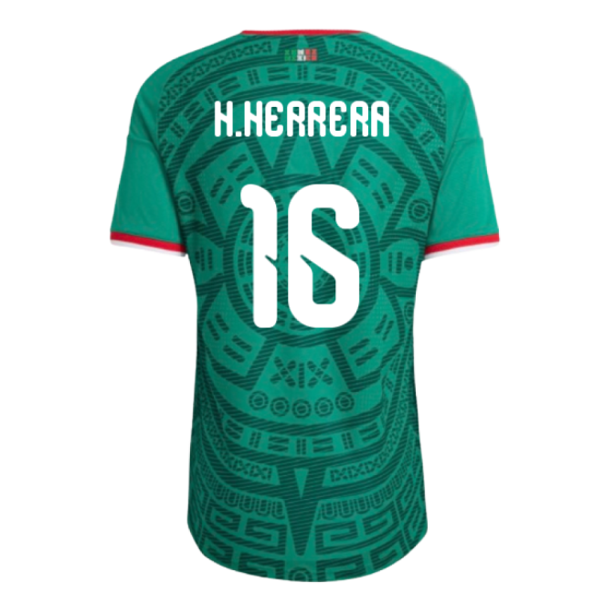 2026-2027 Mexico Authentic Home Shirt (H.Herrera 16)