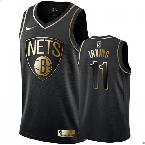 Nets Black Kyrie Irving #11 Nike Jersey - Budget-Friendly Quality