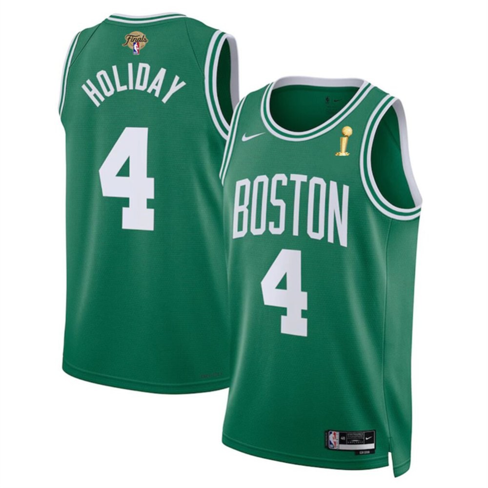 Limited Edition 4 Boston Celtics Jersey Green - - Fan Favorite