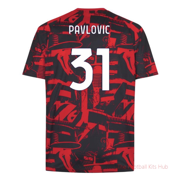 Replica AC Milan Warm Up 2026-2027 Jersey (Pavlovic 31)
