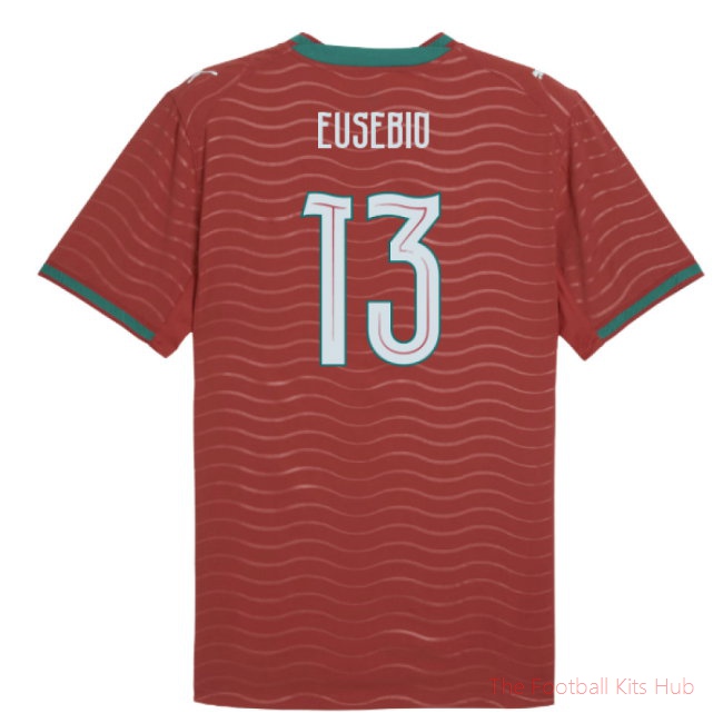 [LK] 2026/27 Portugal Authentic Home Shirt (Eusebio 13)