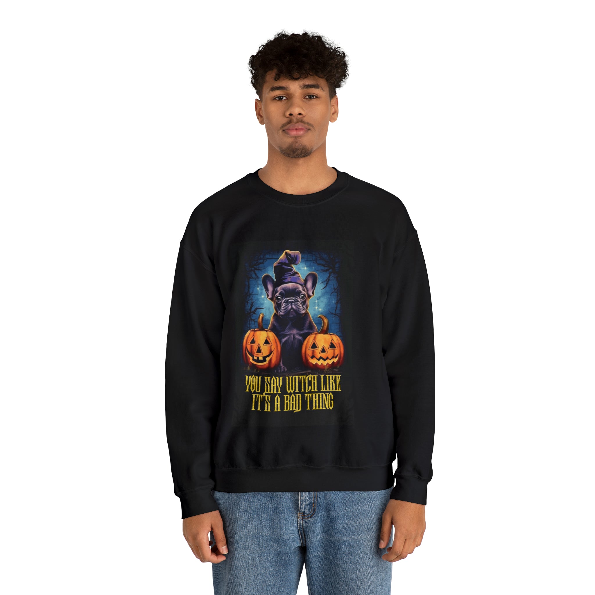 Witch - Everyday Like Halloween Unisex Sweatshirt For Frenchie Fans