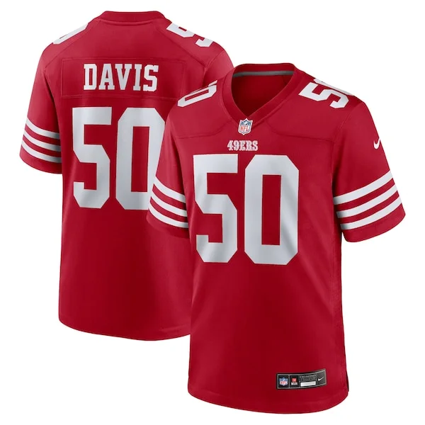 San Francisco 49ers Game NFL Jersey - Scarlet | Performance Footbal...