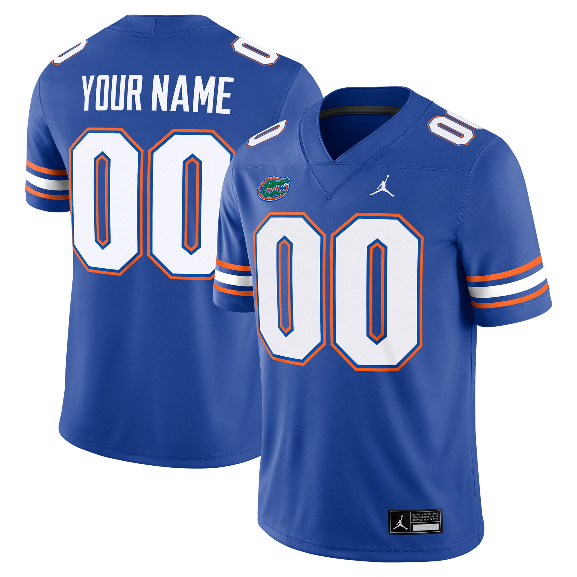 [NJP] Florida Gators Custom Game Jersey - Royal