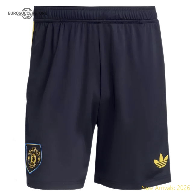 Official Premium 2025-2026 Man Utd Special Shorts Black
