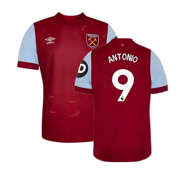 Kids Updated Durable West Ham Home Soccer Jersey