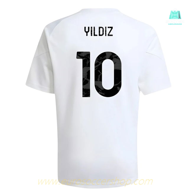 2025-2026 Juventus Training Shirt (White) - Kids (Yildiz 10)