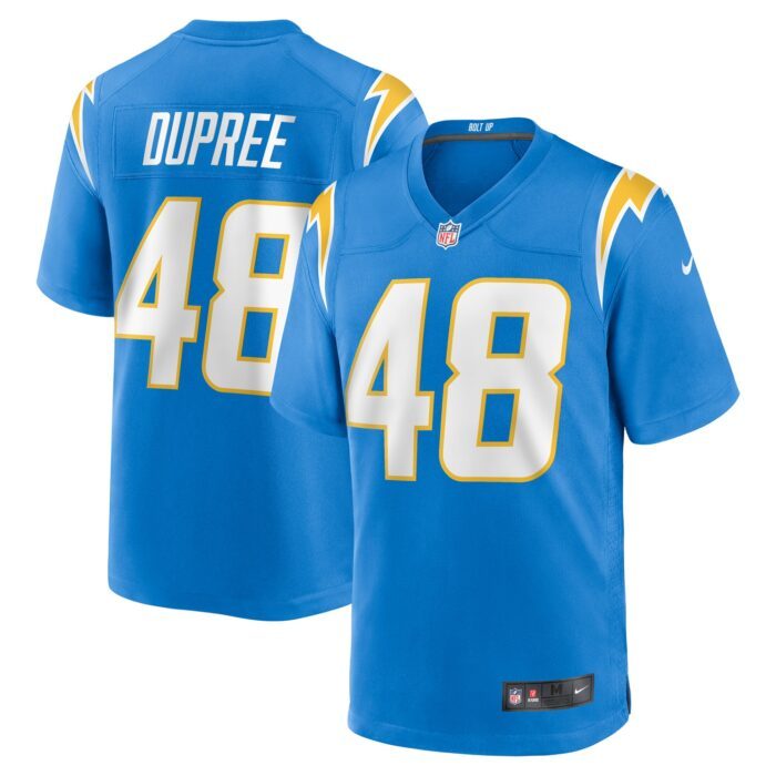 None Men's LA Chargers Sleek Premium Jersey Game Day Wear