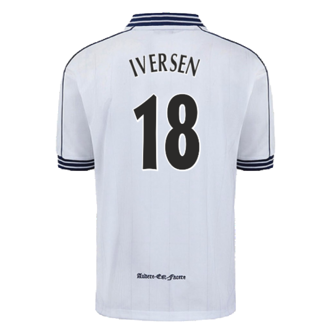 Authentic 1997-1999 Tottenham Home Pony Retro Shirt (iversen 18)