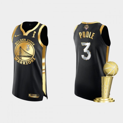 Black GSW State Warriors #3 Nike Replica Jersey Basketball Jersey