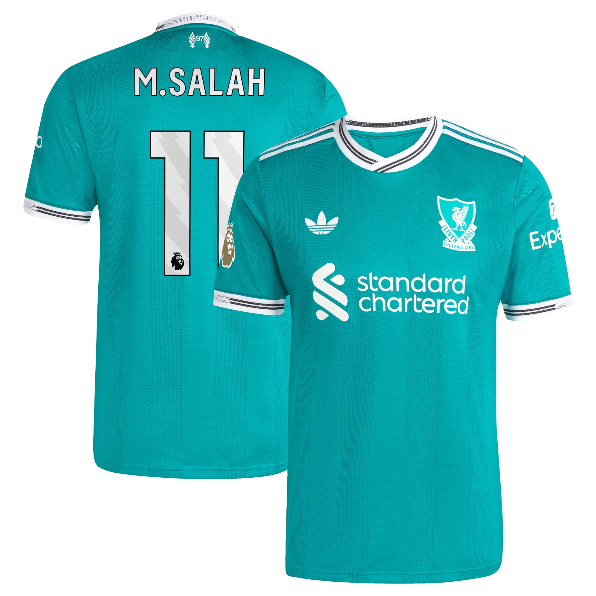 [JED] Mohamed Salah #11 Liverpool 2025/26 Third Authentic Player Jersey - Green