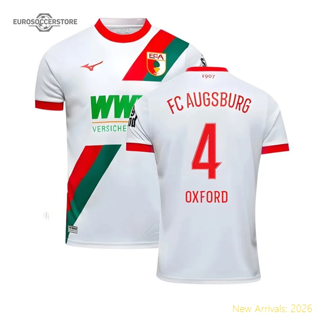 Performance 2025-2026 Fc Augsburg Home Shirt (Oxford 4)