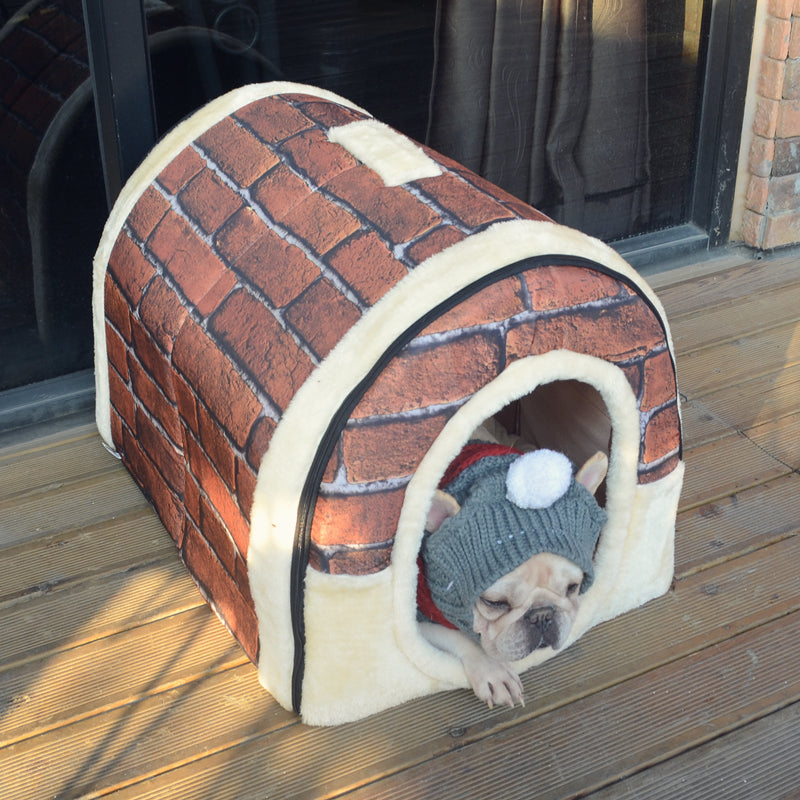 Winter Bed House for French Bulldog (WS311)