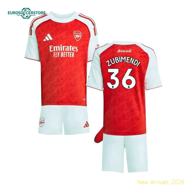 Arsenal Mini Zubimendi Non-toxic Jersey Climacool Lightweight