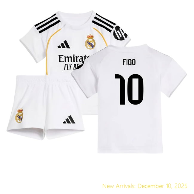 2025-2026 Real Madrid RM Premium Home Baby Kit (Figo 10) - Value for