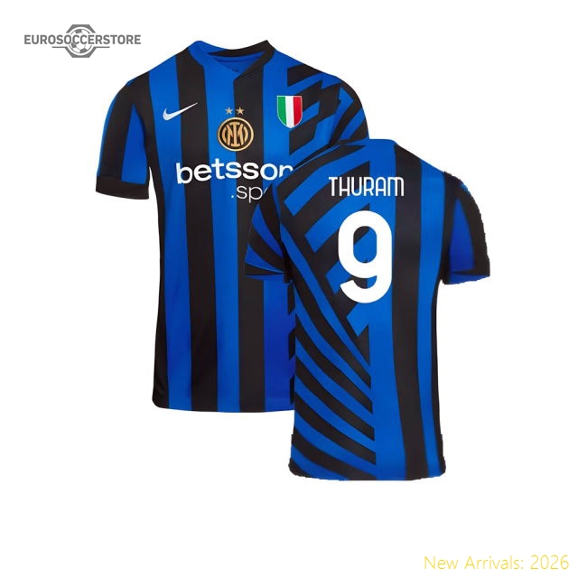 High-quality 2024-2025 Inter Milan Home Shirt (thuram 9)