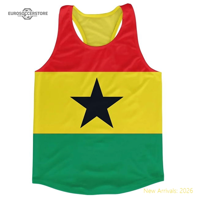 African Stars Flag Running Vest - Affordable - World Cup Edition