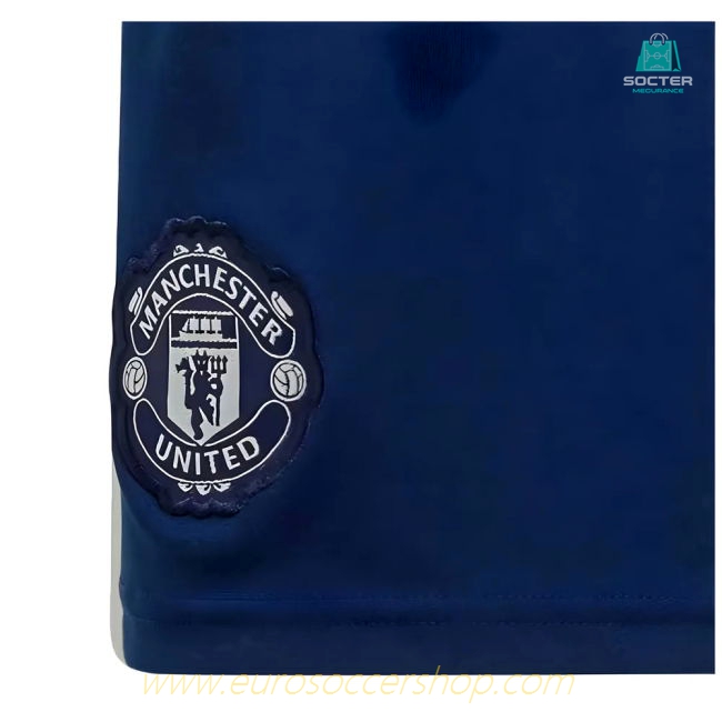 2024-2025 Man Utd Away Shorts (Night Indigo)