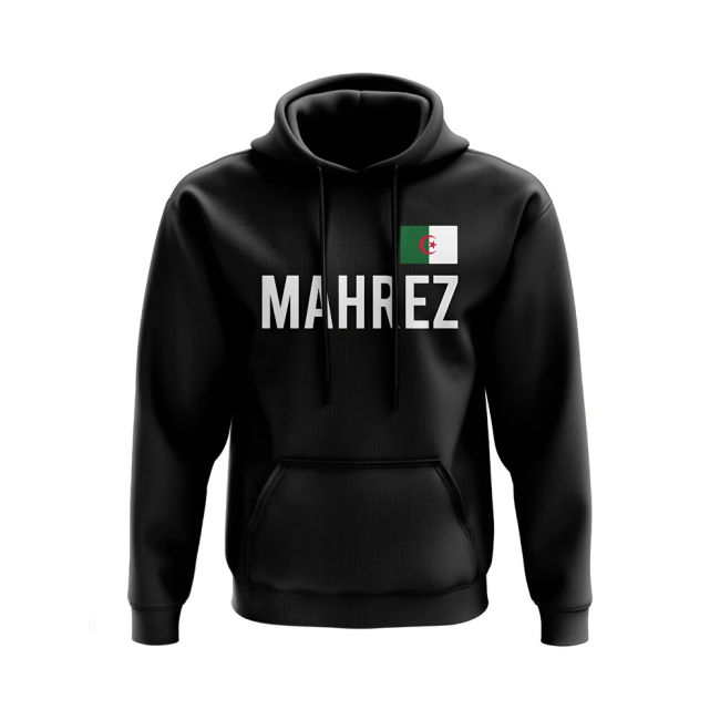 Pro-Grade Championship Riyad Mahrez Algeria Name Hoody (Black)