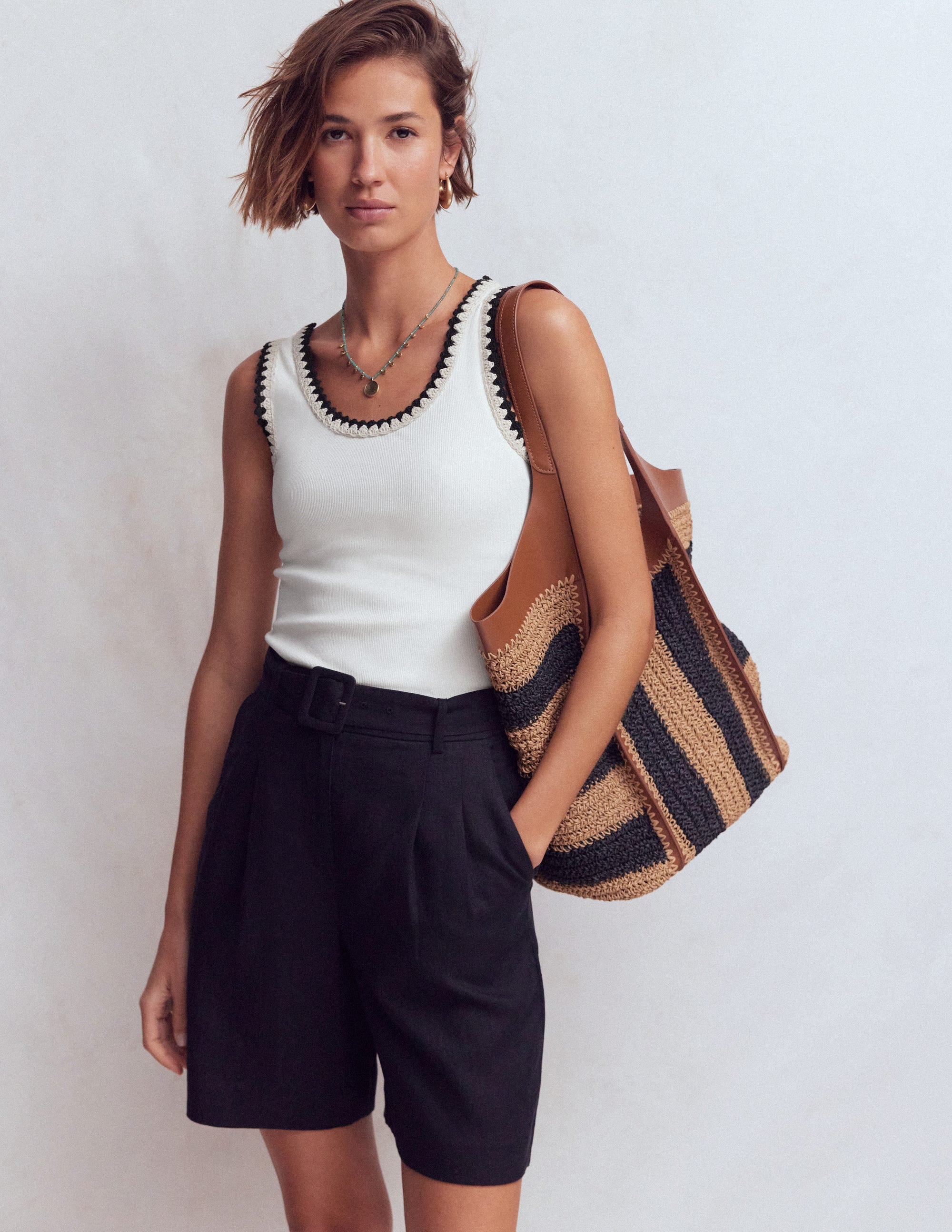 Maddie Trim Detail Vest