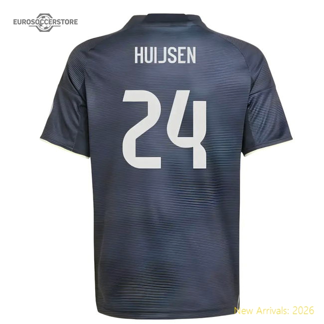 Pro-level Away Real Madrid Huijsen Jersey 2025-2026 Moisture-wicking