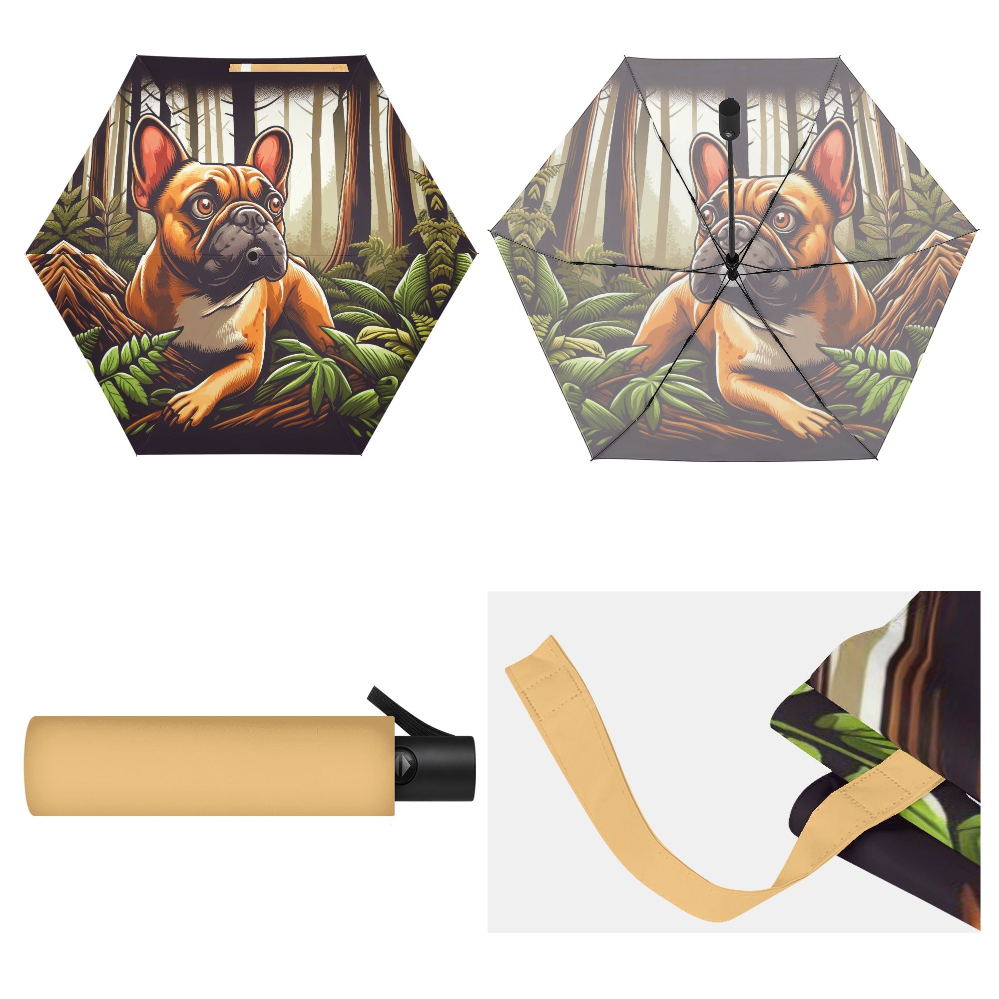French Bulldog Willow Umbrella Cute Frenchie Essential