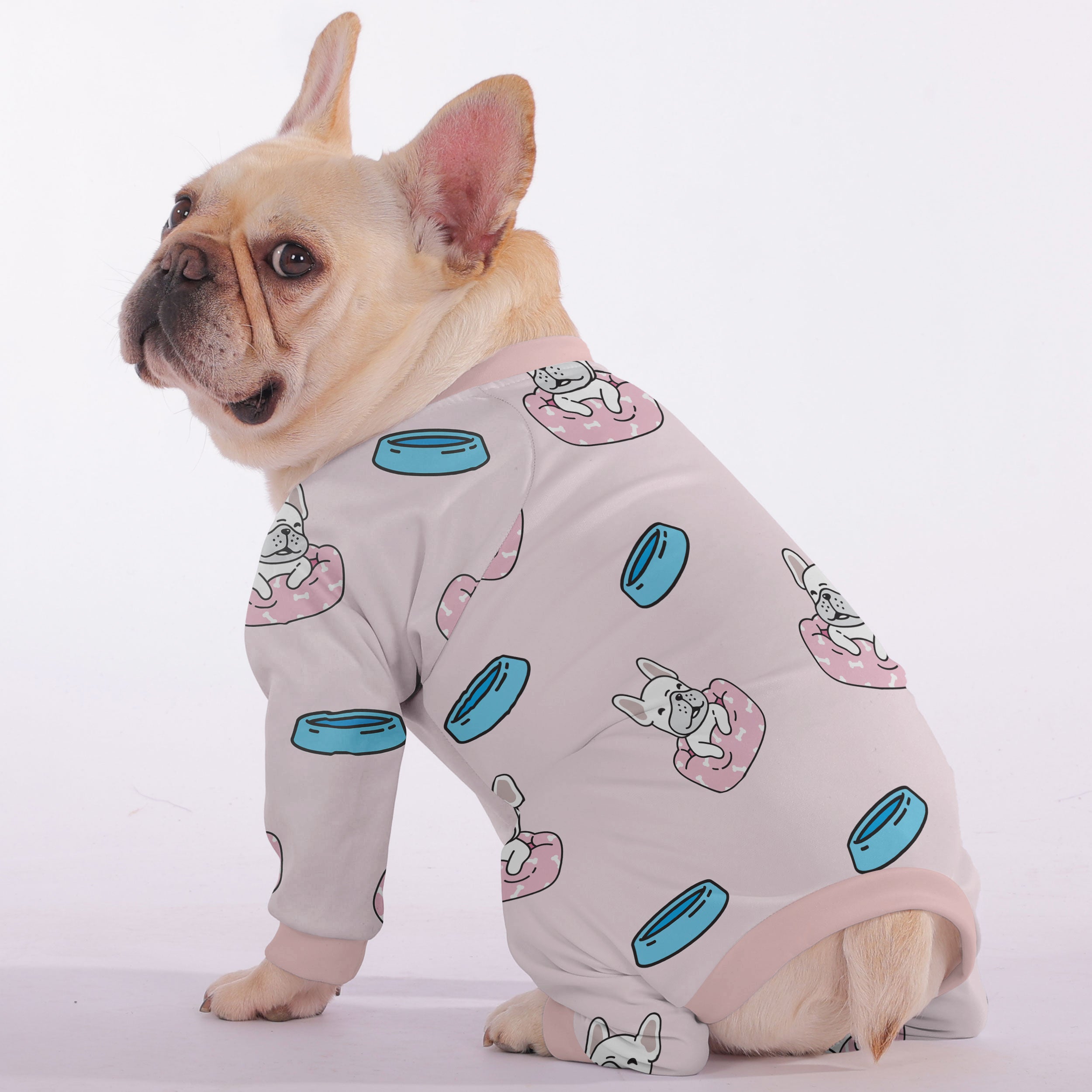 Frenchie-Fan Durable Biscuit - Frenchie Pajama for Street Style Premium