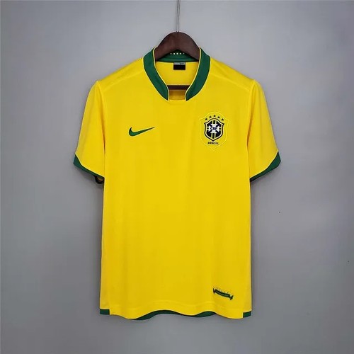 Premium 2006 Brazil Jersey Retro World Cup With Collector's Item