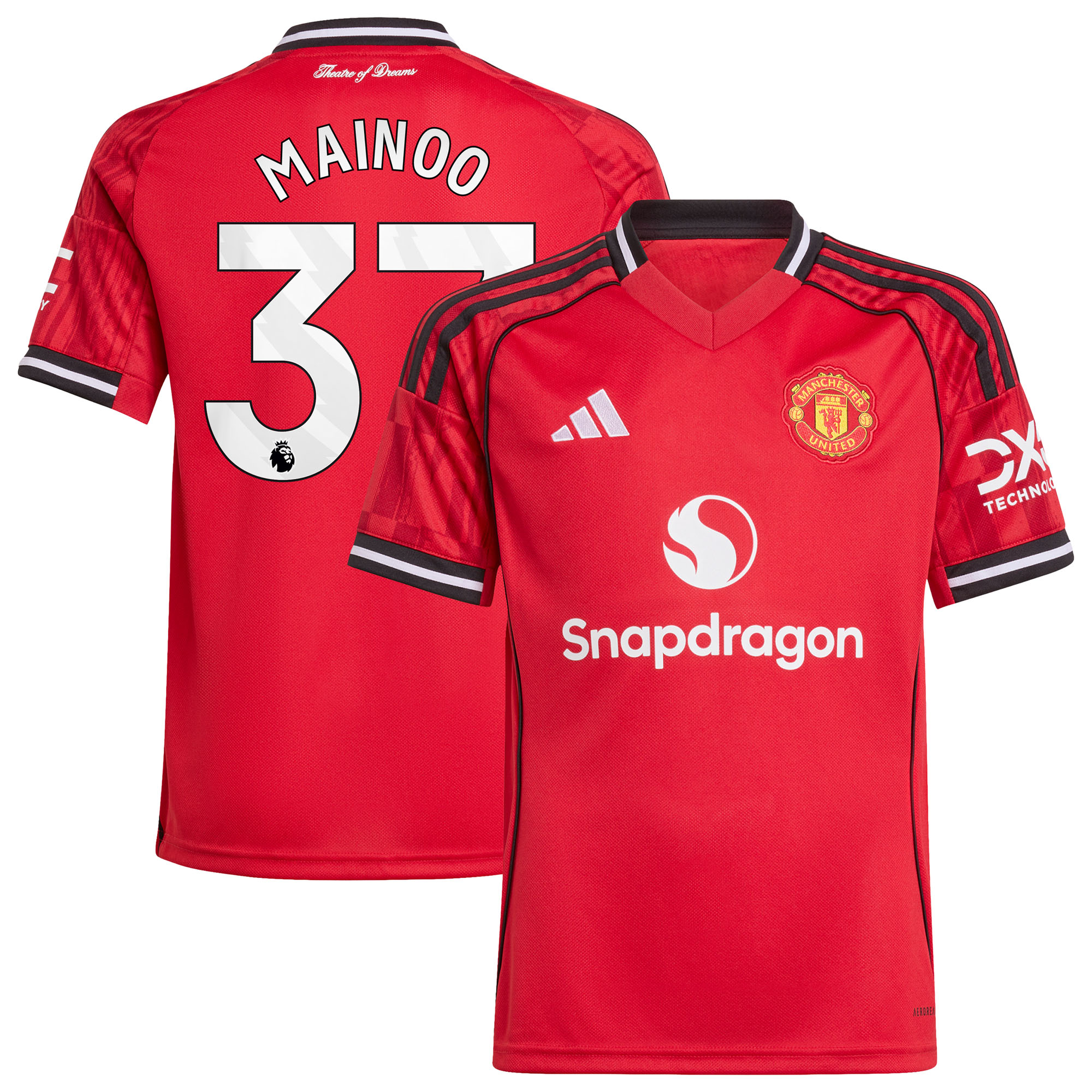 Man Utd Youth 2025 Breathable Replica - Official Merchandise -