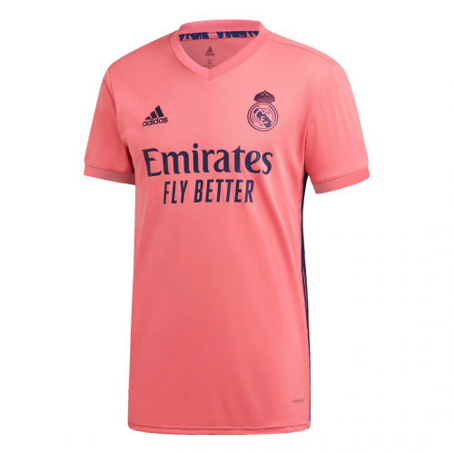 Quick Dry Real Madrid 20-21 Away Pink Soccer Jersey Shirt