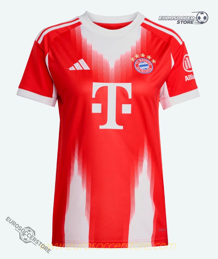 Bayern Munich 25-26 Season Home Women's Jersey with Kane 9 Printing