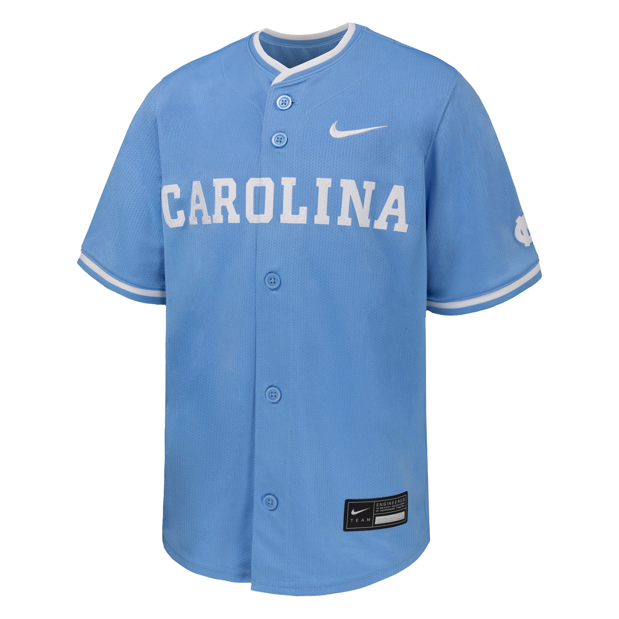 [NJP] North Carolina Tar Heels Youth Limited Baseball Jersey - Carolina Blue