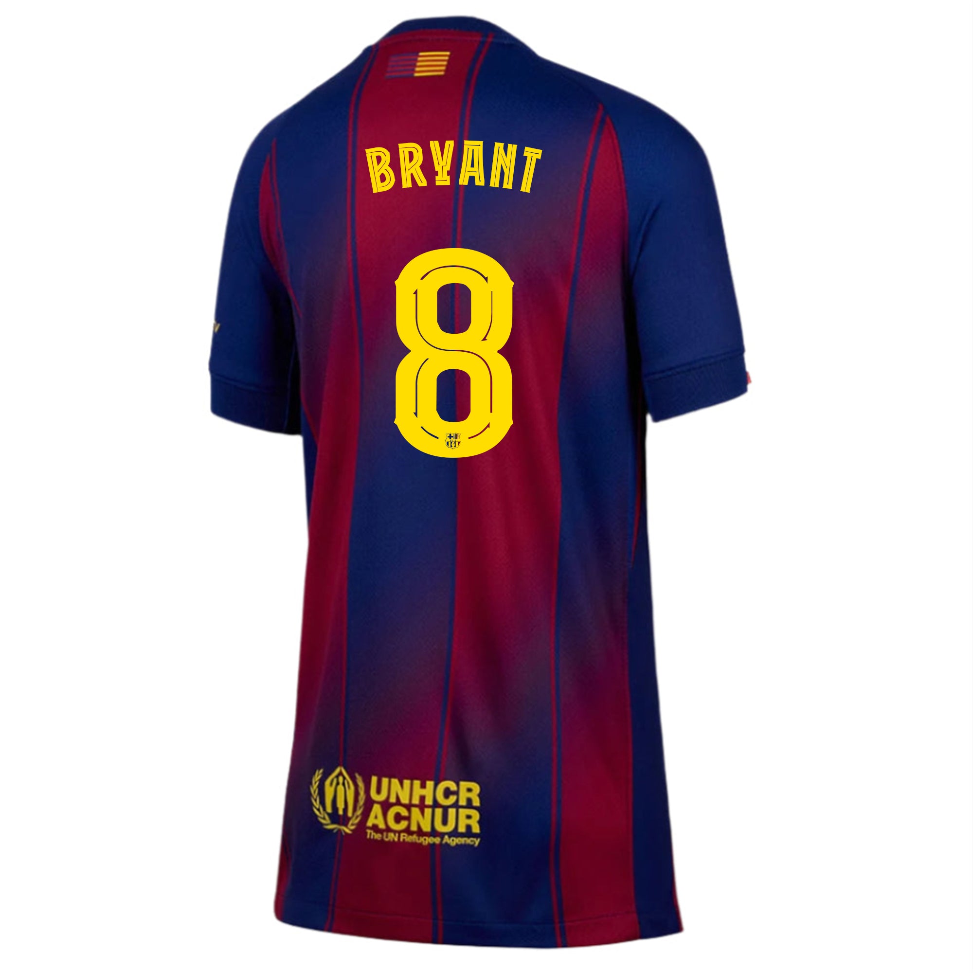 Barcelona Gold) 2025-2026 UCL Home Jersey – Authentic Shirt