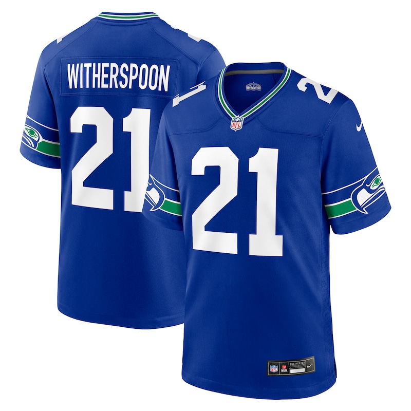 None Devon Witherspoon SEA Seahawks Sleek Game-Ready Jersey for NFL Fa