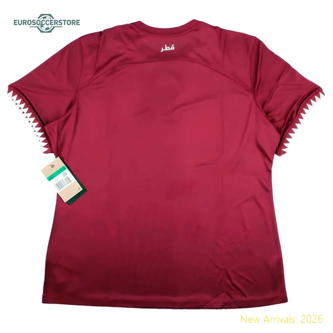 2022-2023 Qatar Home Fan Version Ladies Shirt For Match Day