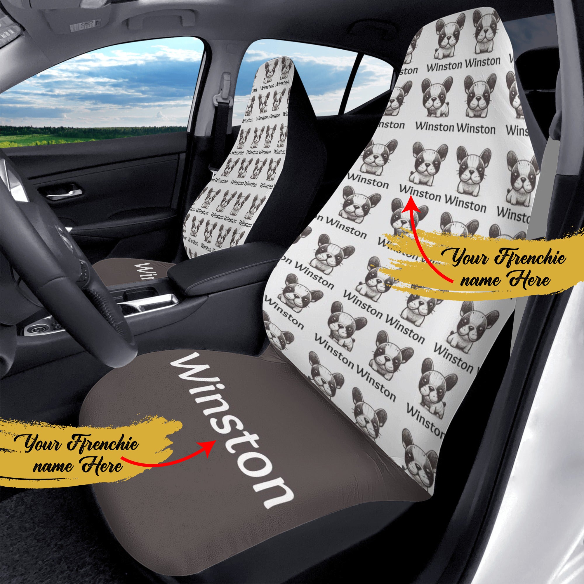 - Breed-specific Car Seat Cover (2 Pcs) Outdoor Use | Breed-optimized