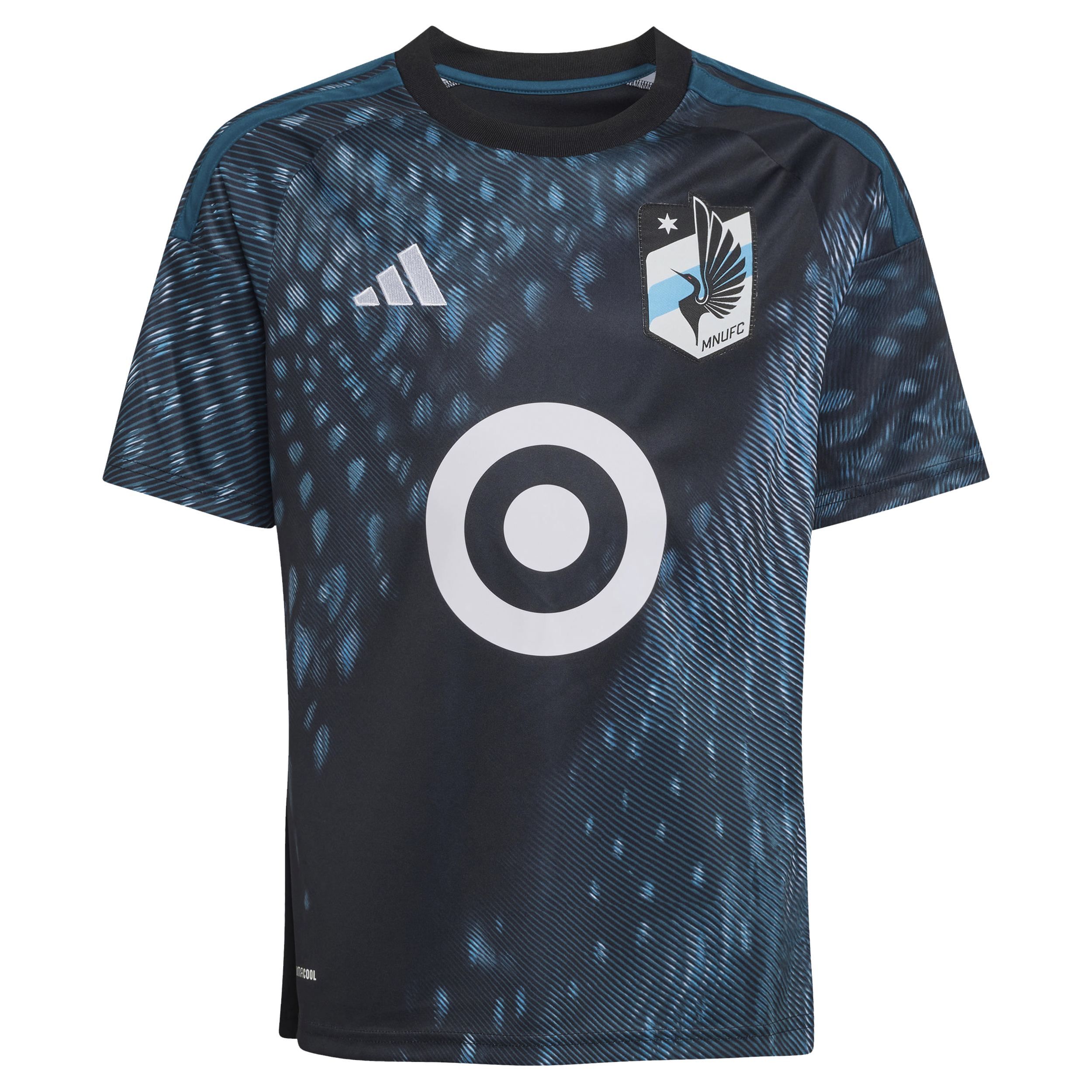 [JED] Nectarios Triantis Minnesota United FC Youth 2026 The Decade Kit Replica Jersey - Black