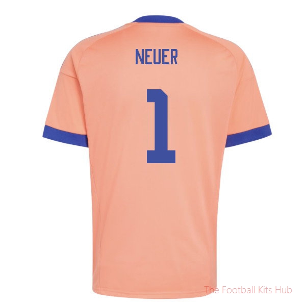 [LK] 2026/27 Germany Away Goalkeeper Shirt (Coral Fusion) (Neuer 1)