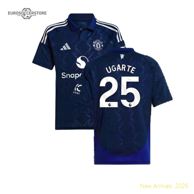 High-quality 2024-2025 Man Utd Away Shirt (kids) (ugarte 25)